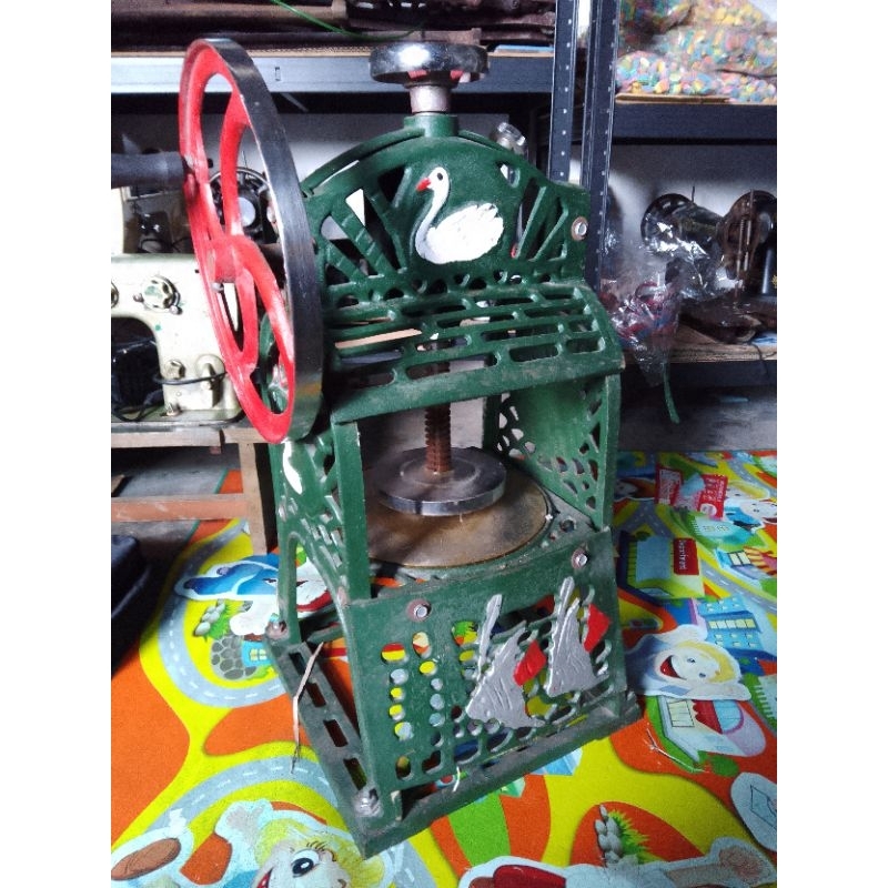 Gilingan Serutan Es Second SWAN Batu kuno Jadul Manual