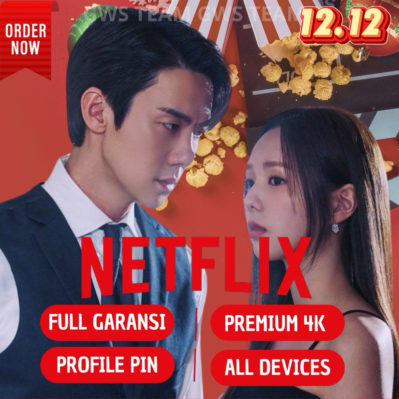 NETFLIX 4K PRIVAT 1D LEGAL GARANSI FULL 100%