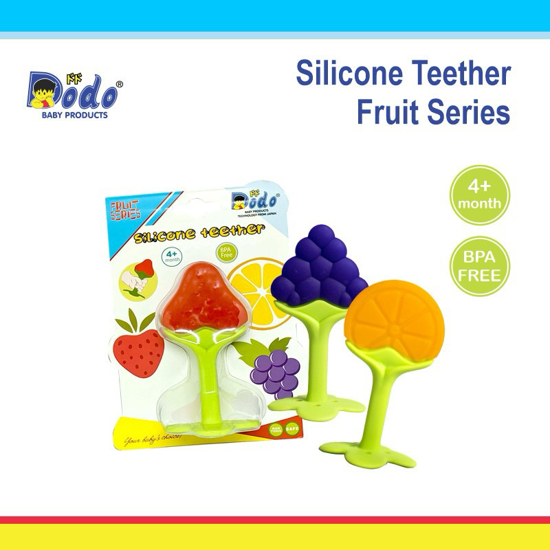 Sulawesi Utara Dodo Silicone Teether Fruit series