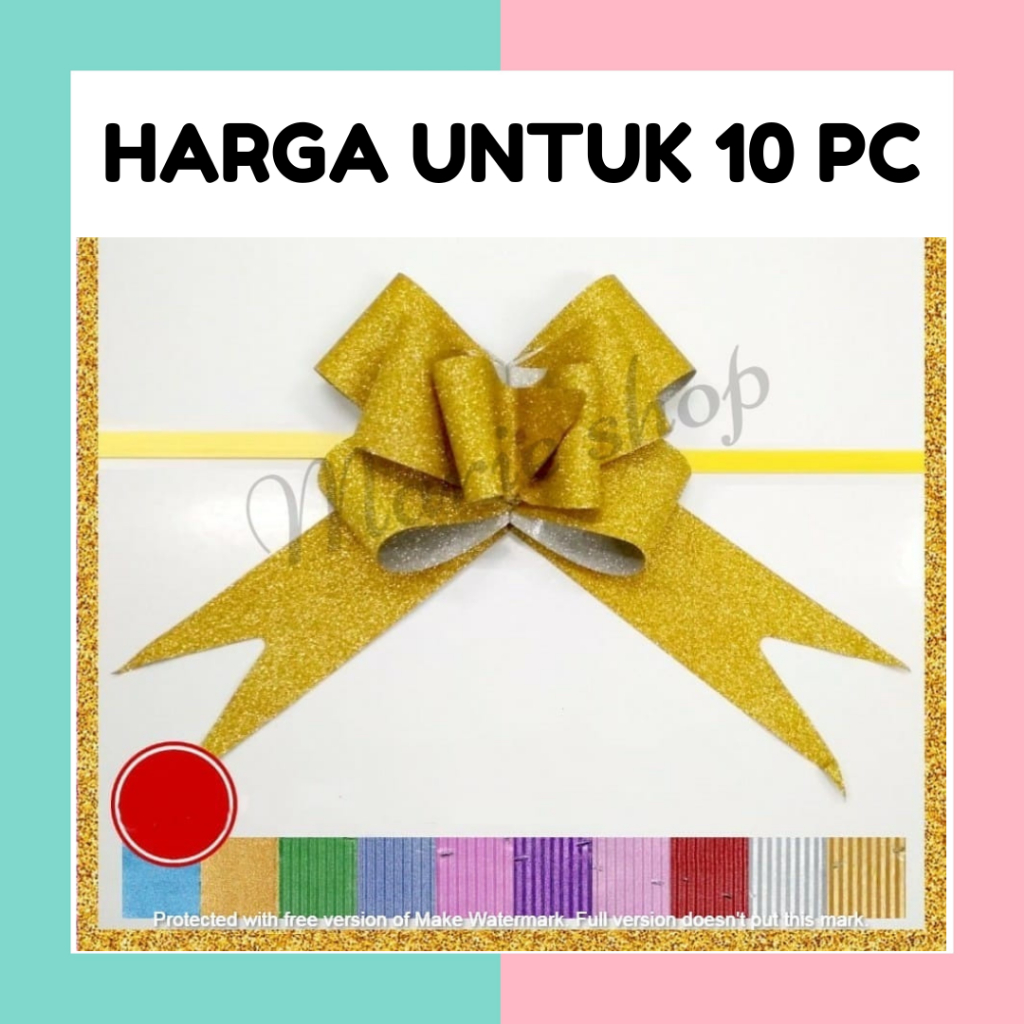 

Marie Shop ➡️ ‼️ISI 10 PC‼️ GLITTER - PITA TARIK GLITTER 32MM - PITA TARIK HIASAN KADO PARCEL SOUVENIR SIZE BESAR