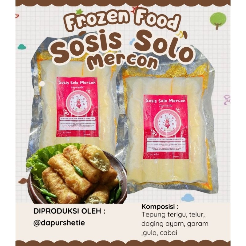 

Sosis Solo Mercon