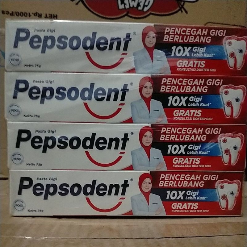 PEPSODENT 75GR 1PACK ISI 12PCS