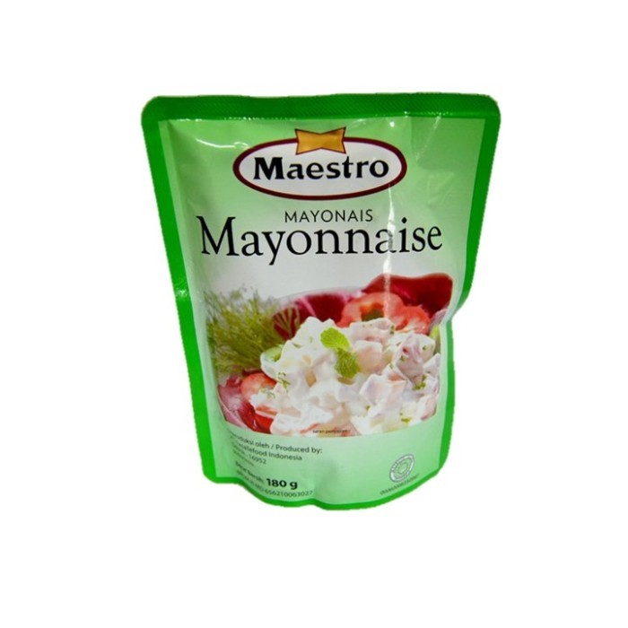 

Maestro Mayonnaise Pouch 180 Gram Halal Enak Instant