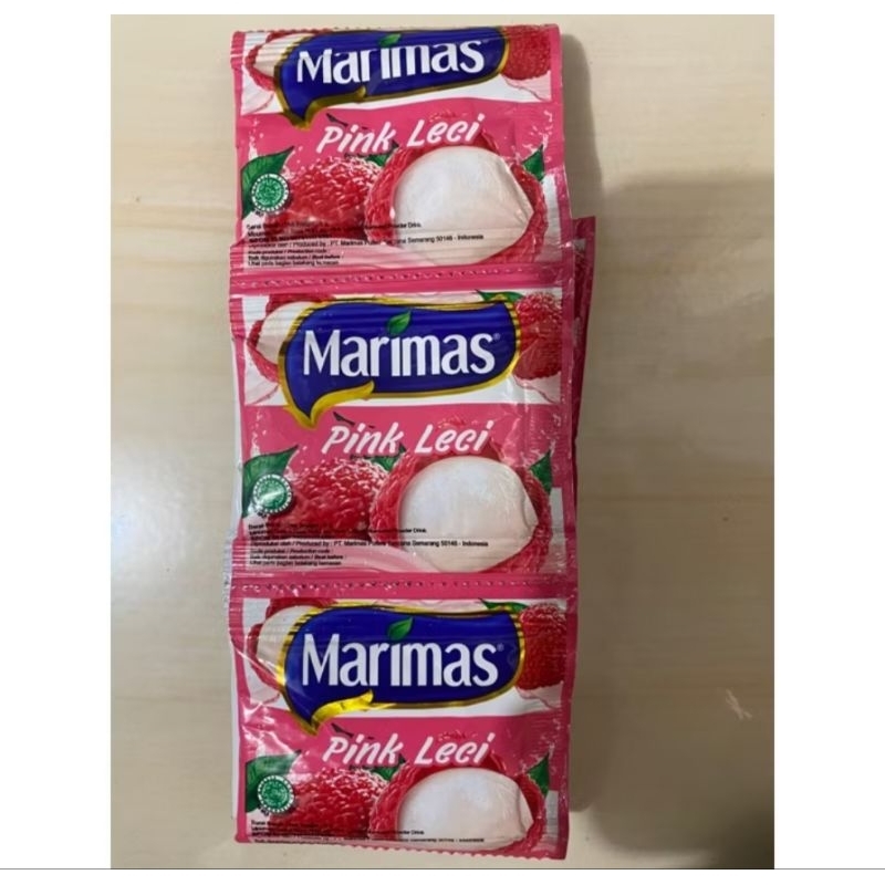 

minuman serbuk marimas rasa leci kemasan 1Renceng isi 10pcs