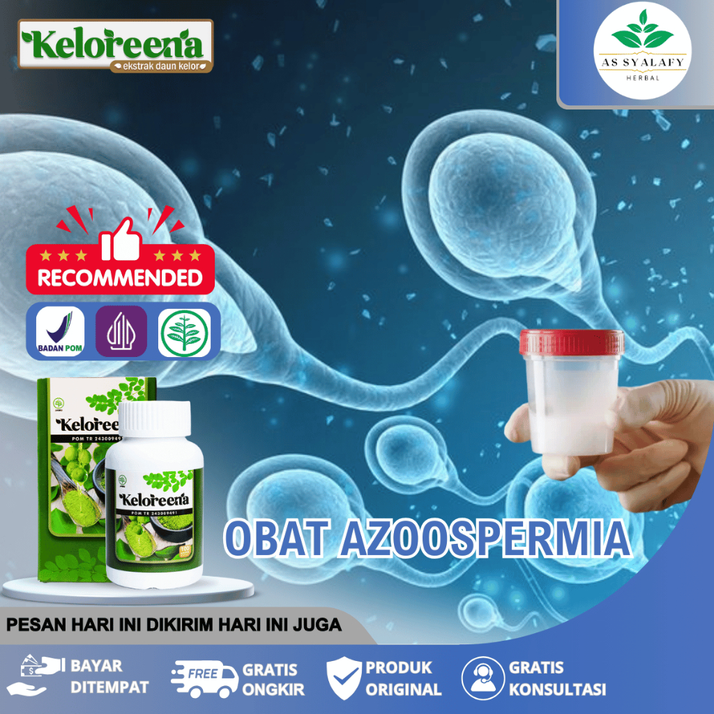 Obat Azoospermia Sperma Kosong Penyumbatan Saluran Mani Penyubur Sperma Pria Sperma Sedikit & Encer