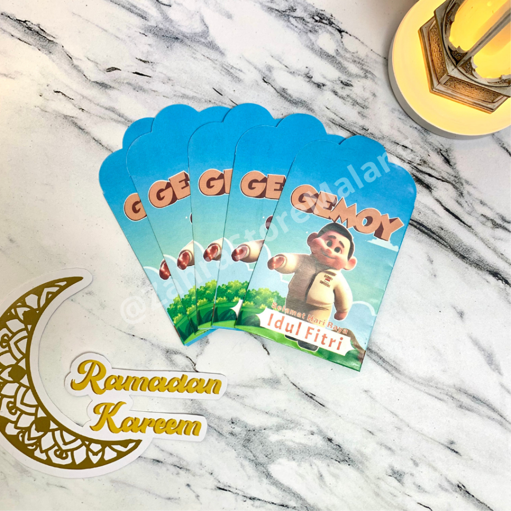 

10 pcs Amplop Lebaran Medium GEMOY | amplop lebaran siap pakai