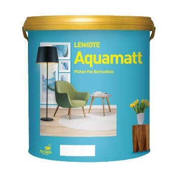 Lenkote Aquamatt Cat Tembok Interior 5 Kg
