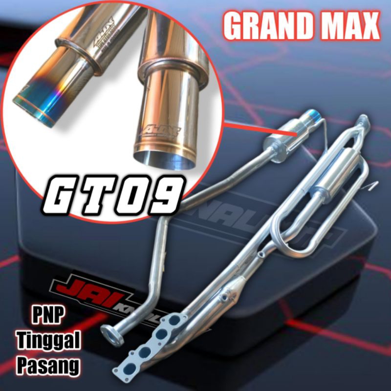 Grand max header 431 lilitan resonator knalpot racing