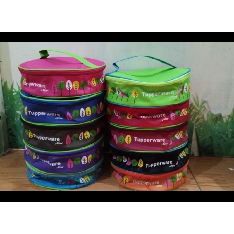 Tas bekal Bulat Tupperware Crytalwave Tas CWL