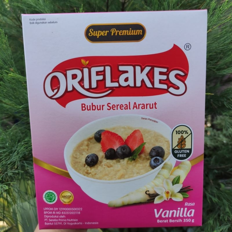 

oriflakes sereal umbi garut 350gram , mengatasi maag, gerd dan asam lambung dengan aman