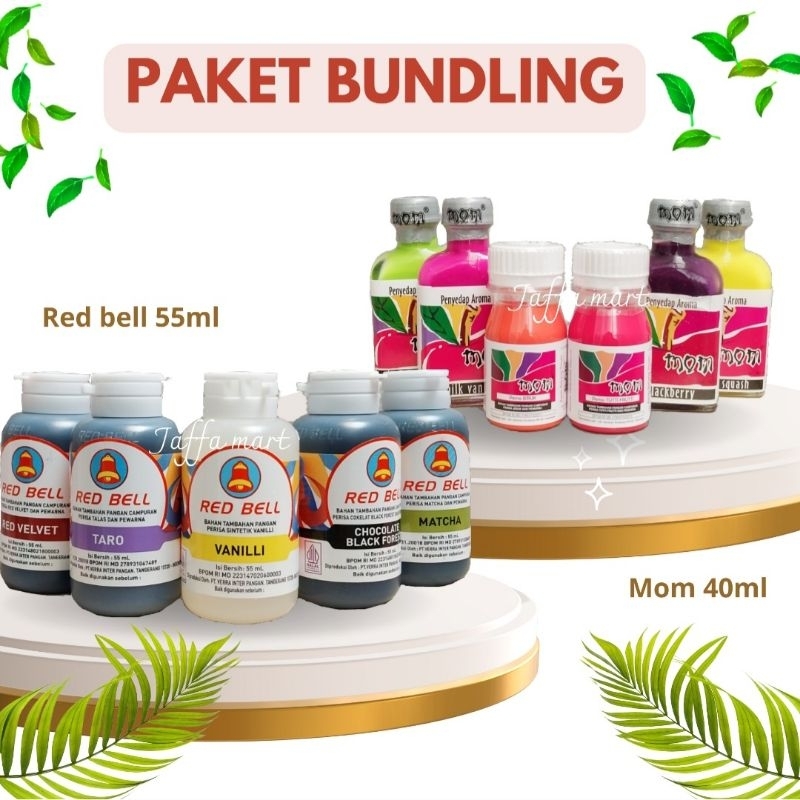 

✨️PAKET BUNDLING HEMAT✨️Pasta Perisa Pewarna Untuk makanan dan minuman