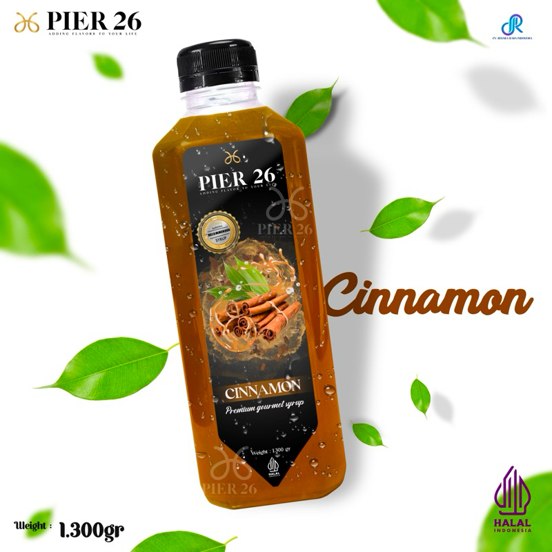 

Syrup Pier26 Cinnamon 1.300 gr / sirup cinnamon pier26 premium - original - HALAL