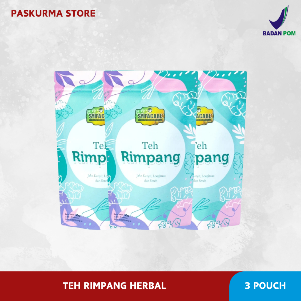 

3 POUCH TEH RIMPANG – TEH CELUP HERBAL RESEP JSR 100% ORIGINAL