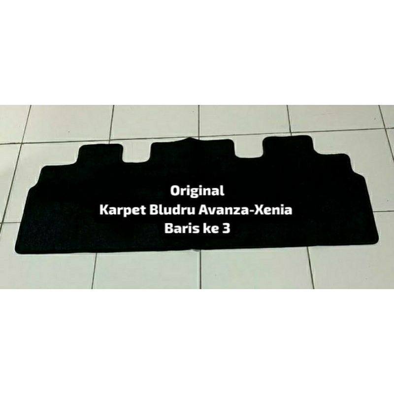 Karpet Mobil Xenia Avanza baris ke 3 Ori 2017-2021