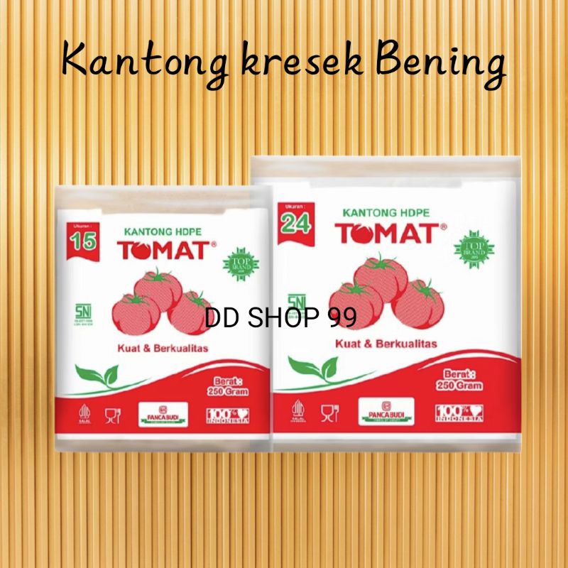 ( Varian) Kantong kresek bening Uk 15 / 24 , Kantong plastik bening/kantong  Plastik
