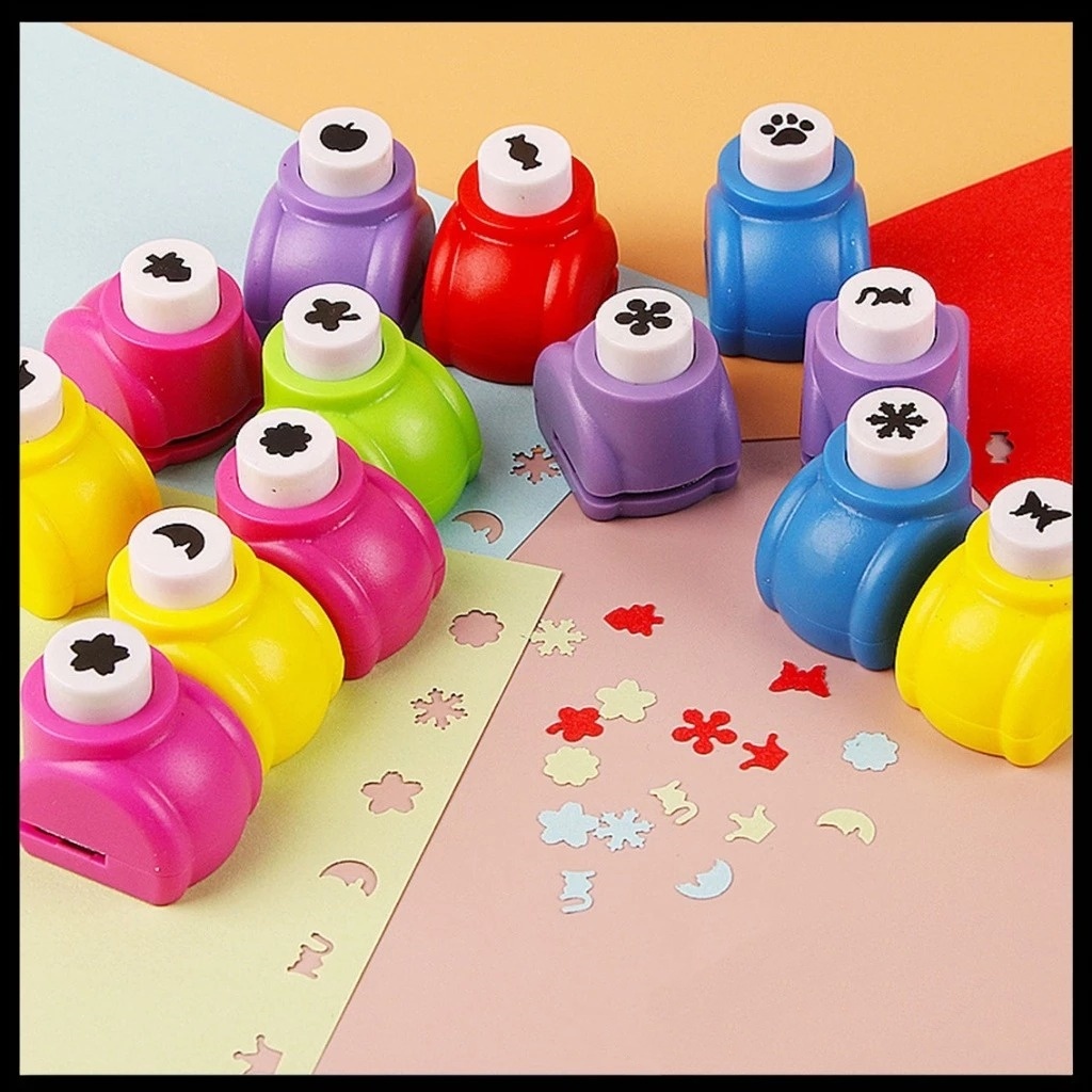 

Pembolong Kertas Mini Berbagai Bentuk Hewan Lucu Paper Cutting Embossing Craft Puncher DIY Cetakan Pemotong Nori Puncher