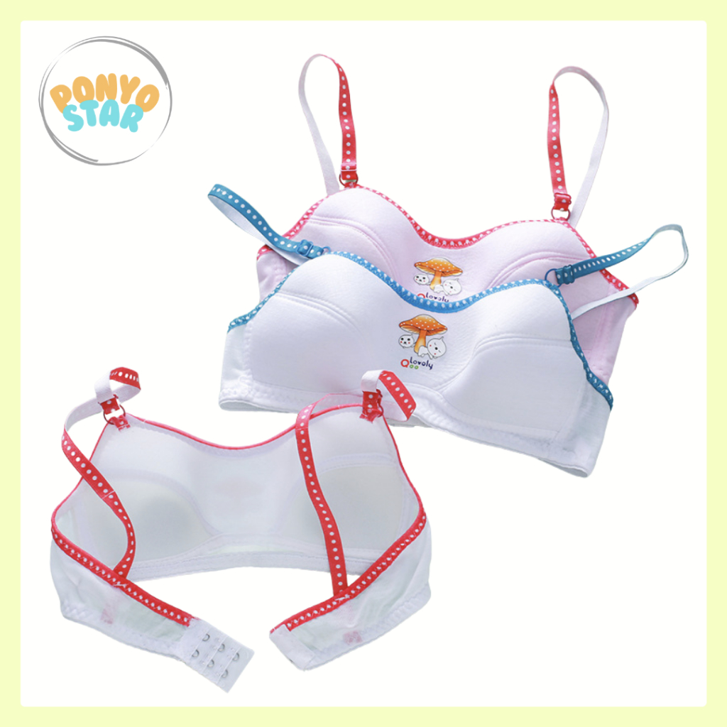822 Mini Set Anak Perempuan Remaja Step 2 Dengan Kancing Kait Belakang Hook Bahan Busa Lembut Warna 