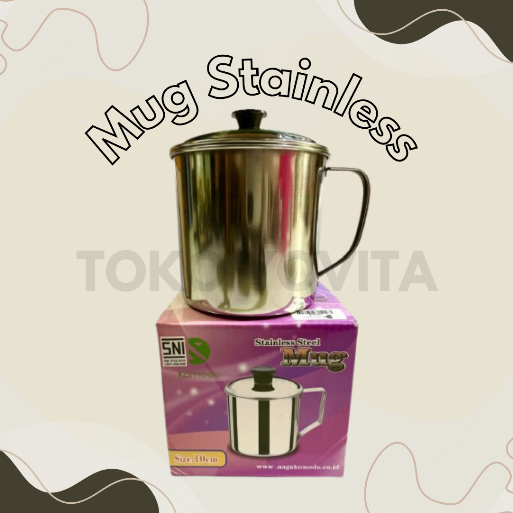 MUG STAINLESS 10 CM