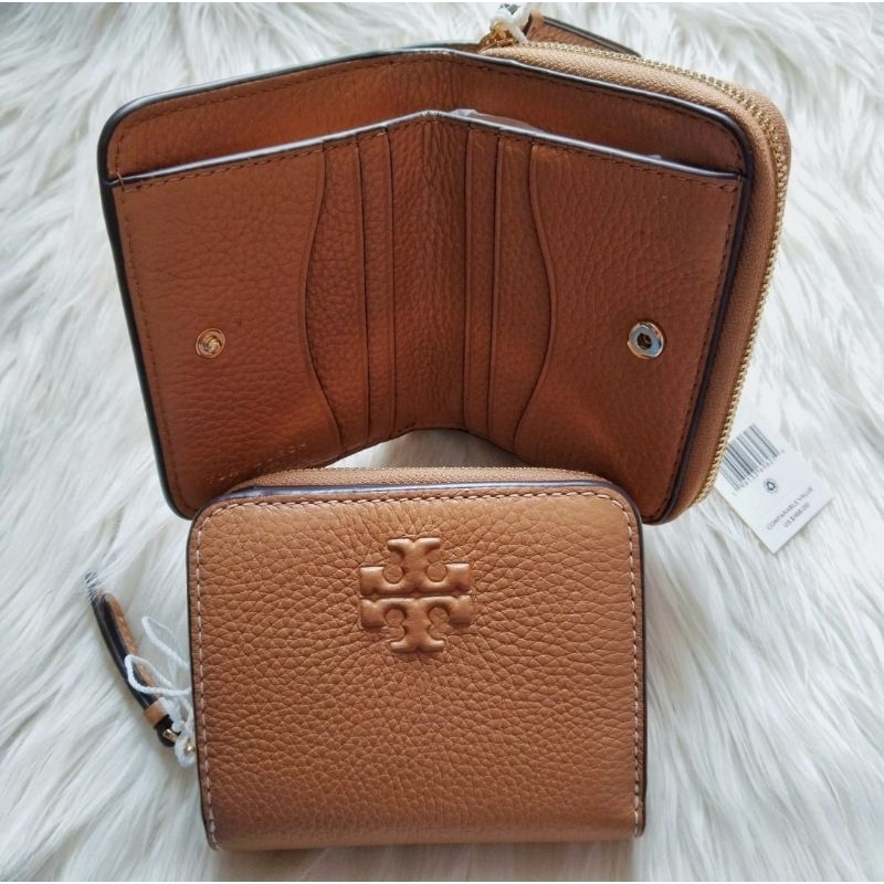 dompet wanita dompet TB Thea Bifold Small Wallet Leather