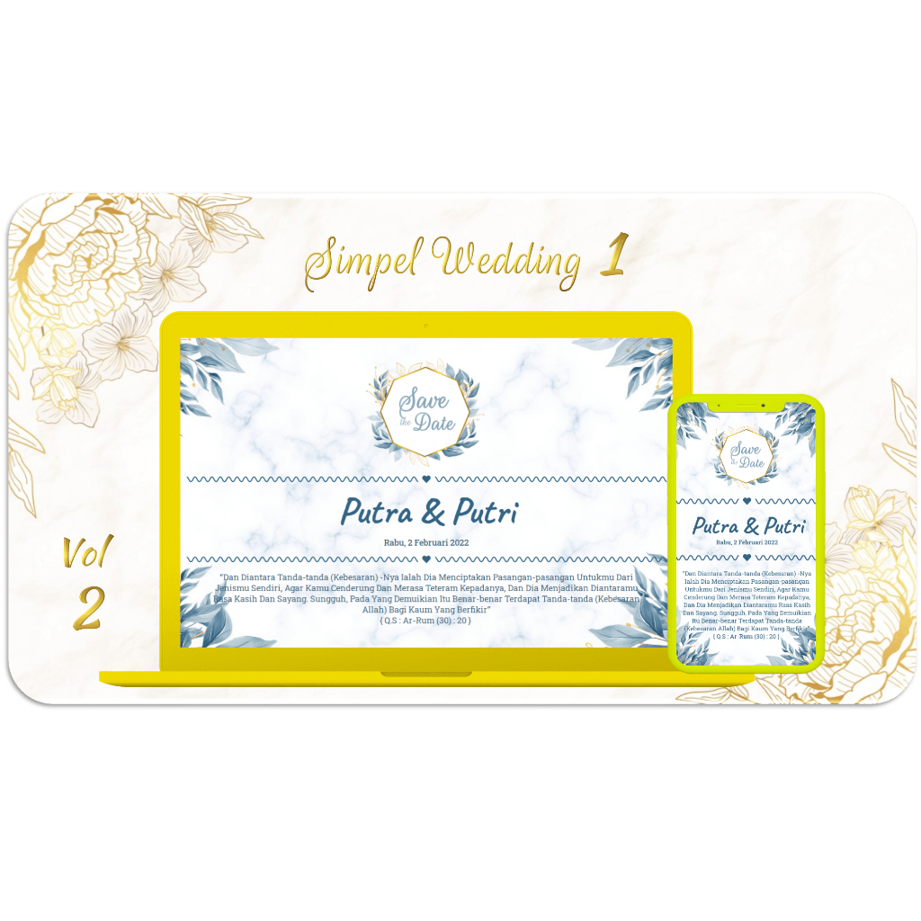 (006) 50 Template Pernikahan Paket 2 Elementor (Json)