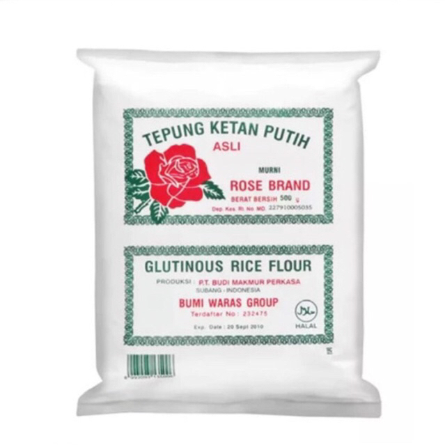 

Tepung Ketan Putih Rose Brand 500 gr