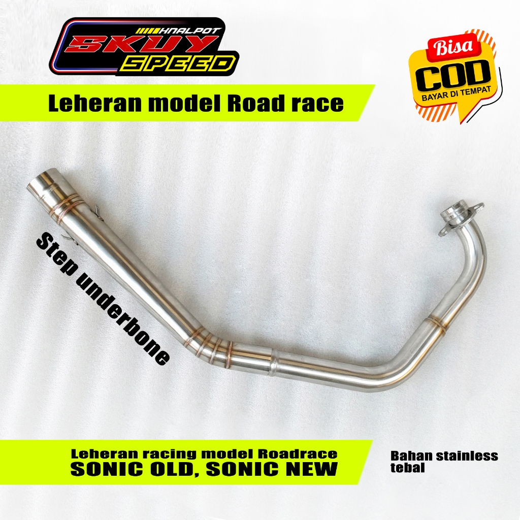 Leheran Sonic Old/New model Road race Step Underbone, Roll bending Stainless