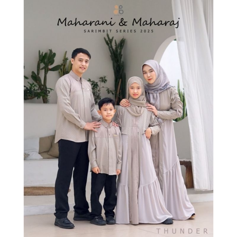 Nubua • Sarimbit Keluarga Family Set Busana Muslim Maharani & Maharaj Series