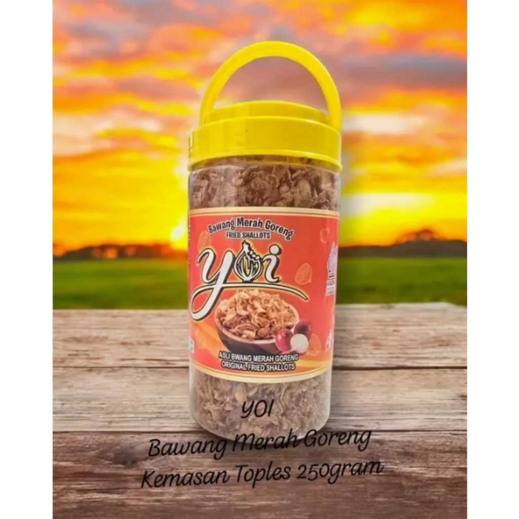 

YOI/bawanggoreng/kemasan toples 250g/YOIPUSATBAGOR