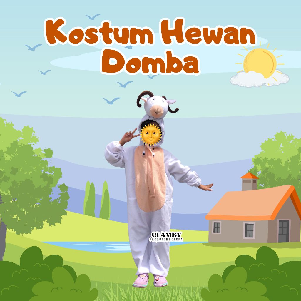 Baju Kostum Anak | Baju Karakter Domba Kostum Karnval | Kostum Anak Karnaval