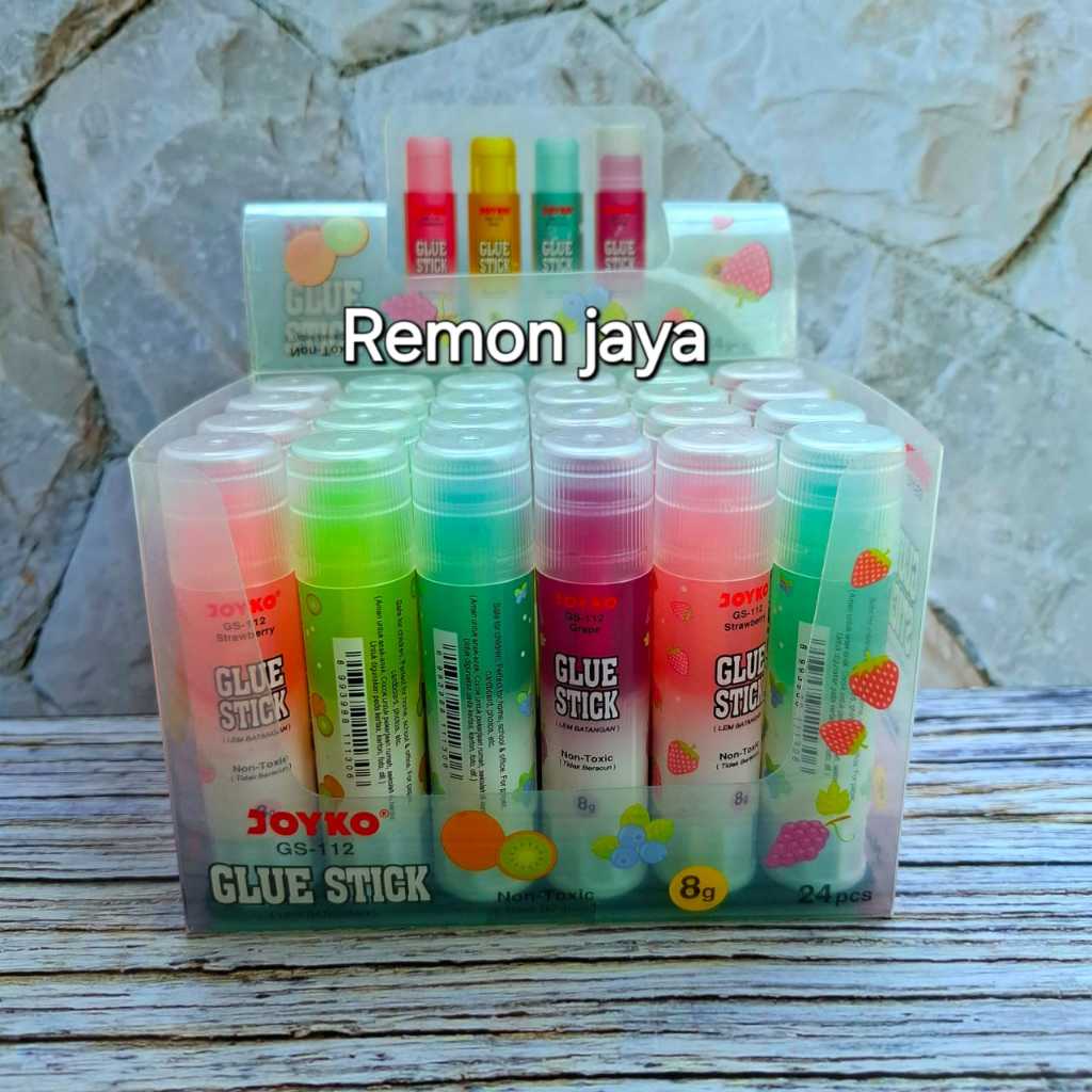 

(isi 24 pcs )Glue Stick Lem Batang Joyko GS-112 8gr / Lem Kertas Joyko