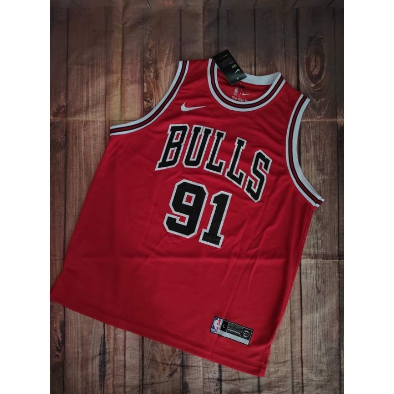 JERSEY BASKET CHICAGO BULLS RODMAN  NBA NIKE JERSEY BASKET CHICAGO BULLS RODMAN #91 JERSEY RODMAN