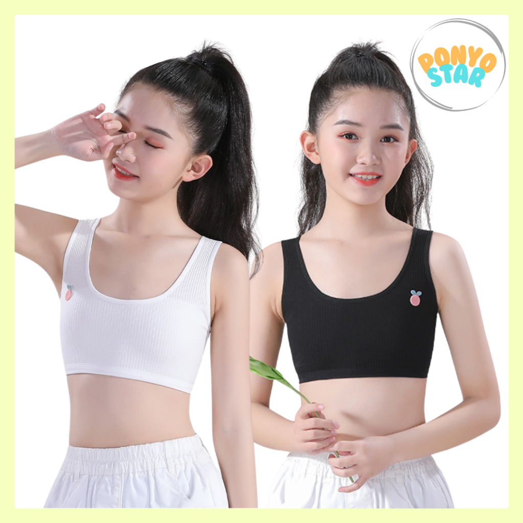 834 Miniset Premium Tebal 2 Lapis Step 1 Anak Perempuan Bra BH Puber Baru Pubertas Mini Set Tanktop 