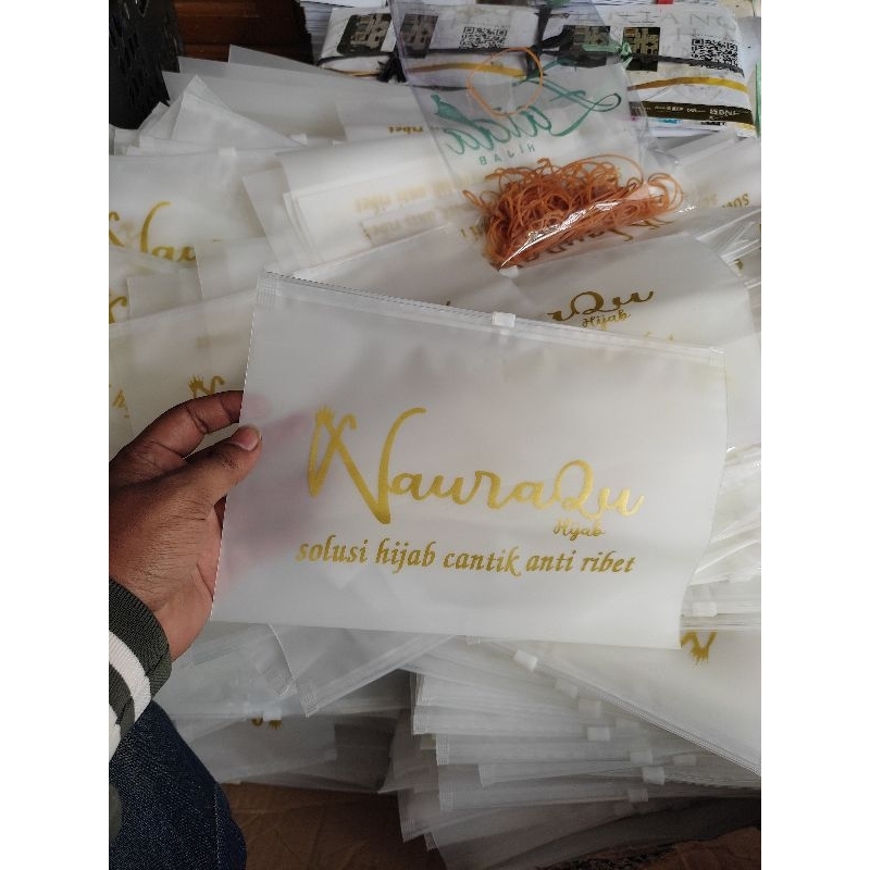 

Sablon Plastik Paking Custom FREE Desain