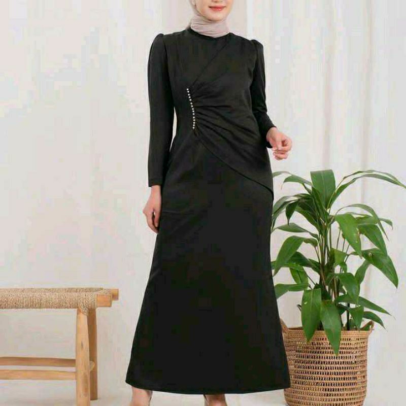 Dress kondangan wanita gaun pesta baju wisuda lamaran