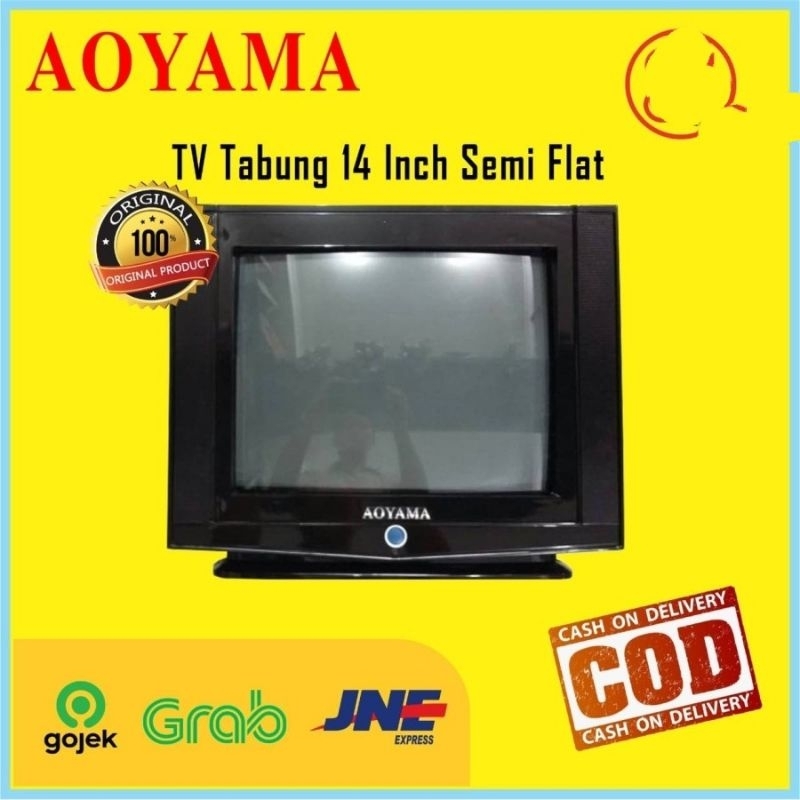 TV TABUNG 14 IN AOYAMAFREE ANTENA TV