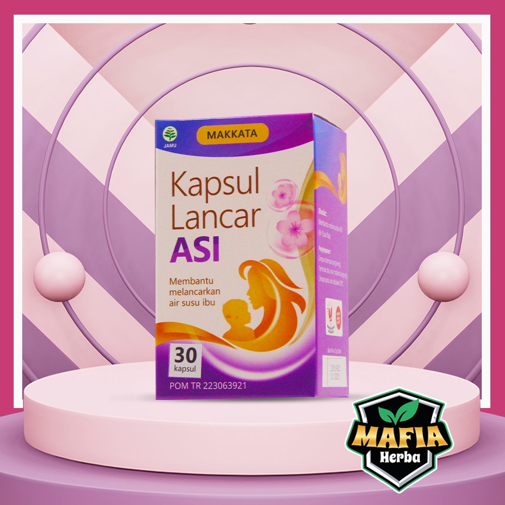 VITAMIN IBU MENYUSUI MAKKATA LANCAR ASI Vitamin Ibu Menyusui Kalsium Pelancar Asi Ampuh 30 Kapsul