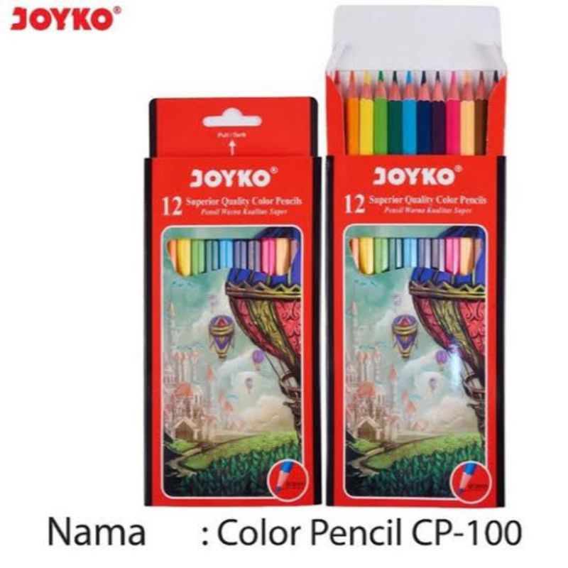 

PENSIL WARNA JOYKO CP 100 12 WARNA PER SET