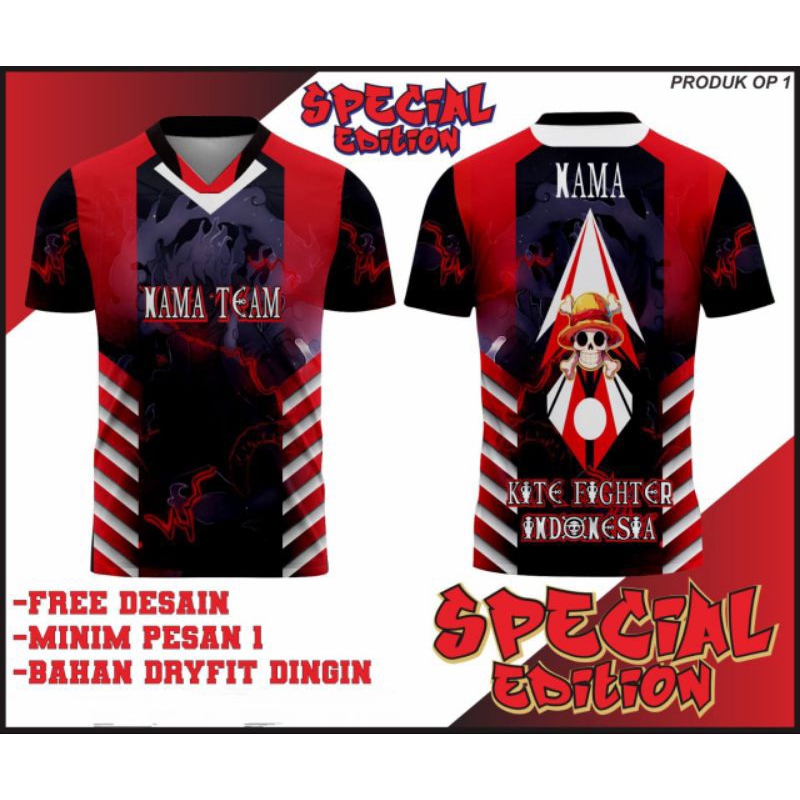 Jersey Layangan One Piece Luffy