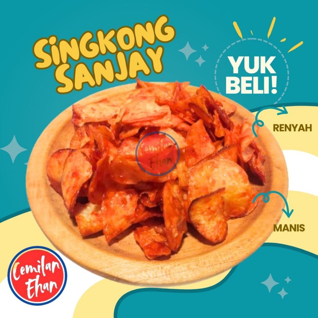 

Sanjai Padang - 250gr | Singkong Balado Sanjay Padang