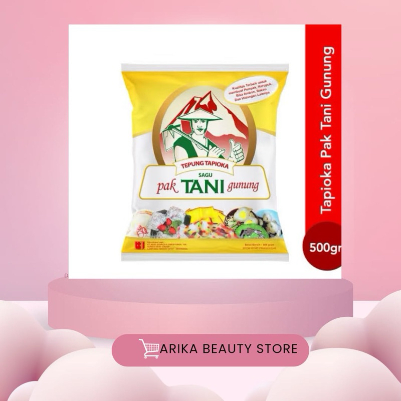 

Tepung Tapioka cap pak tani gunung 500GR 1PCS Rose Brand