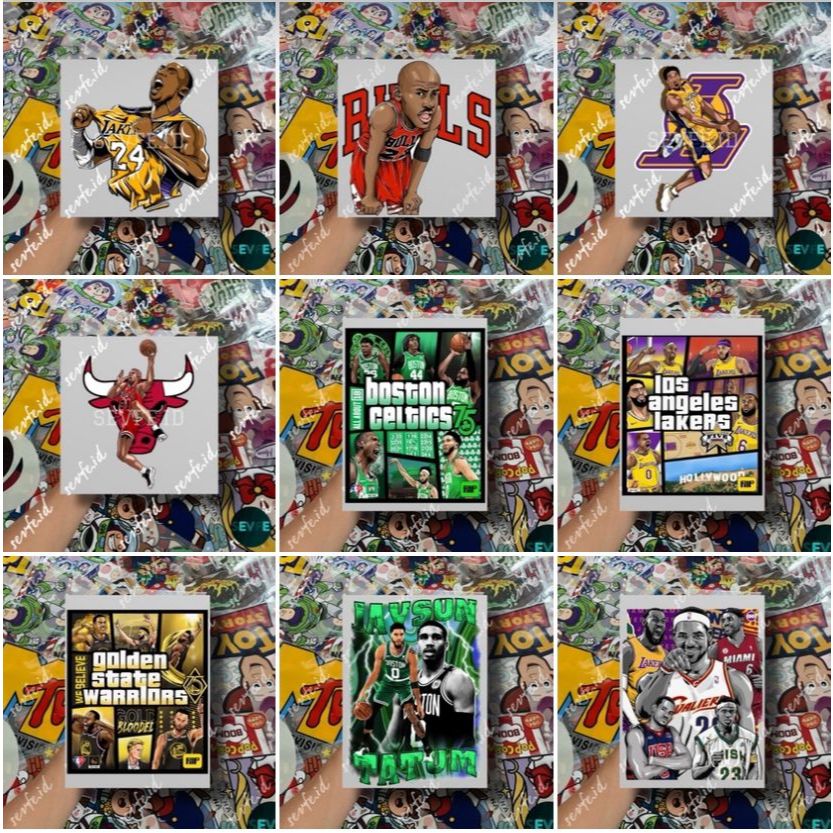 

Stiker Sablon Setrika Sablon NBA