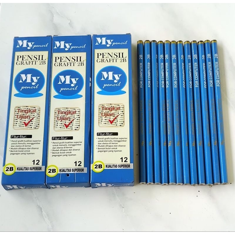 

Pensil 2B My Pensil.1 Pack.