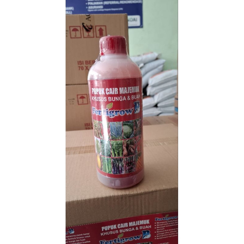 PUPUK CAIR MAJEMUK FERTIGROW B (BUAH) KEMASAN BOTOL 1 LITER
