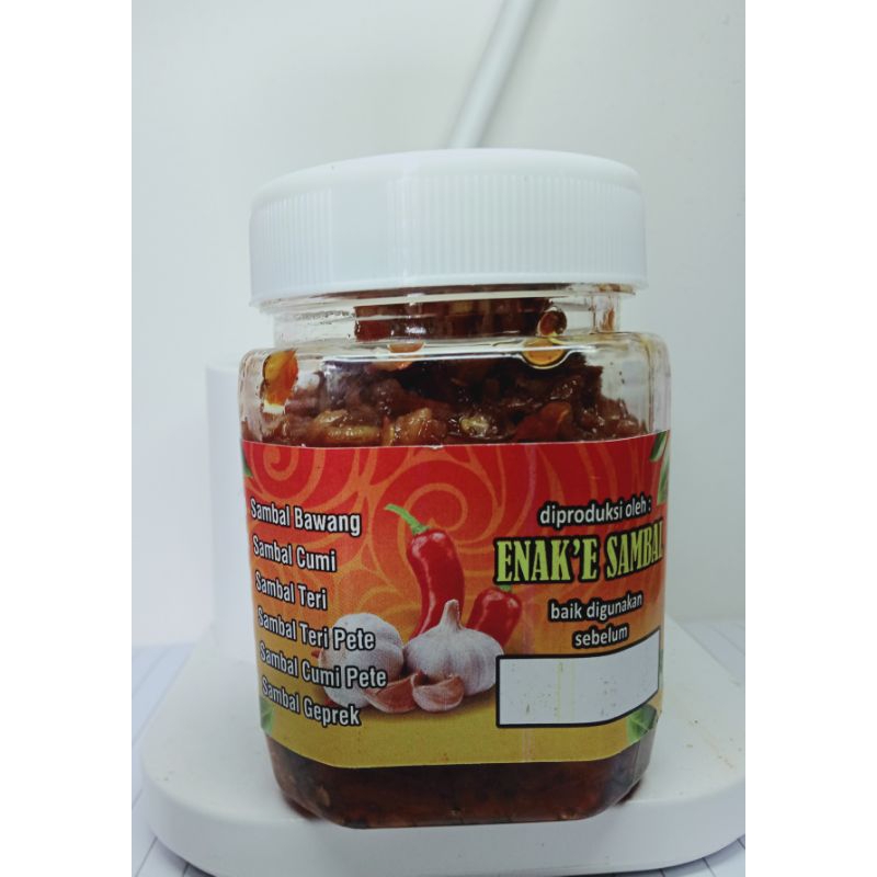 

ENAK'E SAMBAL VARIAN SAMBAL CUMI 150 gr JOSS.