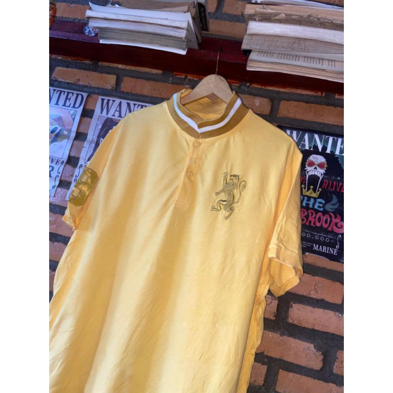 poloshirt giordano gold logo