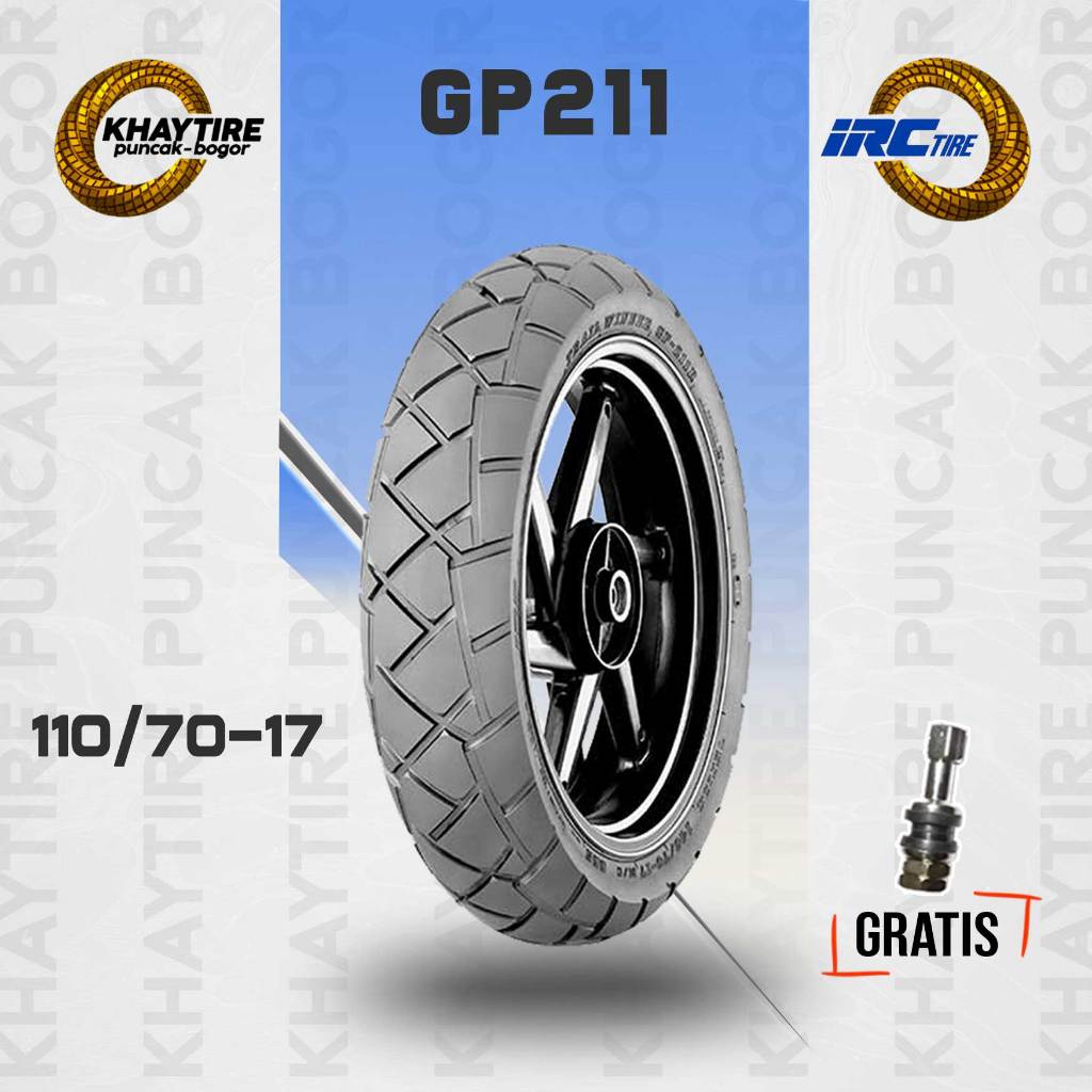 Ban Motor Adventure IRC GP-211 110/70 Ring 17 Tubeles