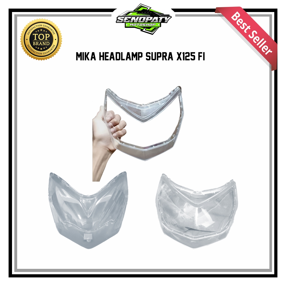 MIKA KACA LAMPU DEPAN SUPRA X 125 NEW SUPRA X 125 BATMAN