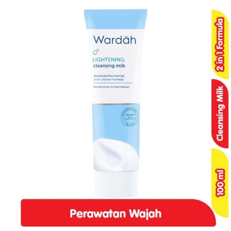 Wardah Lightening Susu Pembersih Wajah 100g
