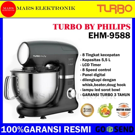 STAND MIXER TURBO PROCHEF EHM-9588 -  KAPASITAS 5,5 LITER EHM 9588 EHM9588