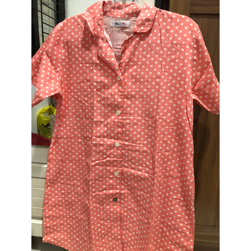 preloved piyama mom & mee wanita polkadot